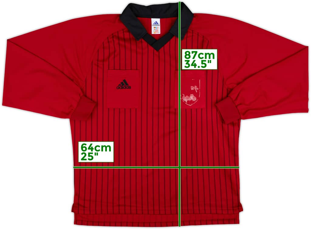 2000s adidas Referee L/S Shirt - 6/10 - (XL)