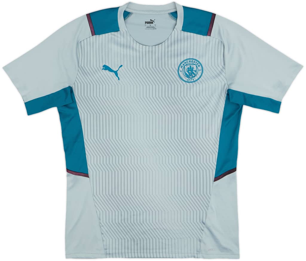 2021-22 Manchester City Puma Training Shirt - 9/10 - (L)