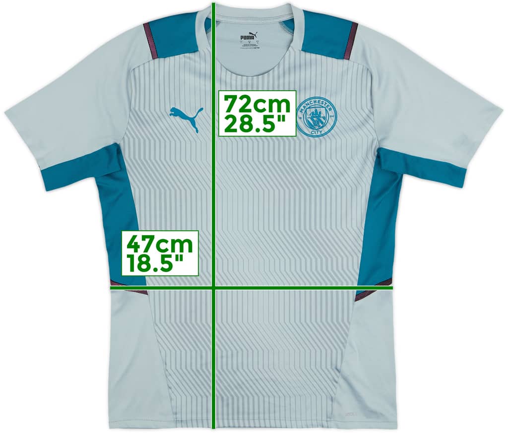 2021-22 Manchester City Puma Training Shirt - 9/10 - (L)
