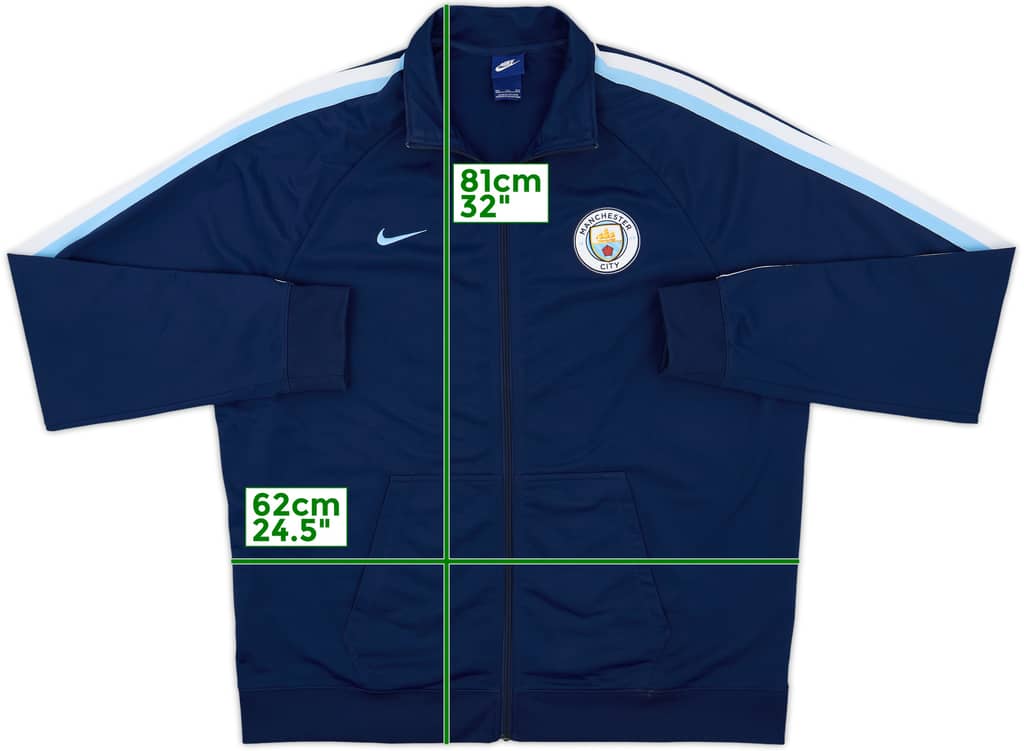 2018-19 Manchester City Nike Track Jacket - 7/10 - (XXL)