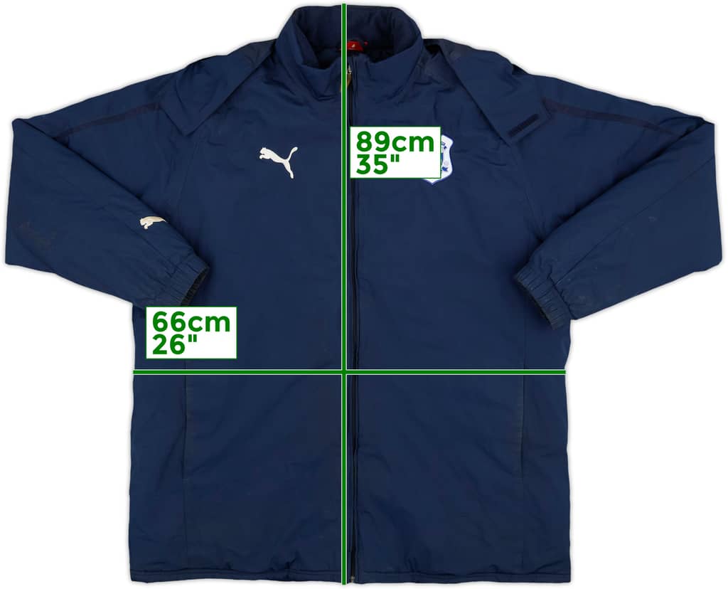 2010-11 Cardiff City Puma Padded Bench Coat - 6/10 - (L)