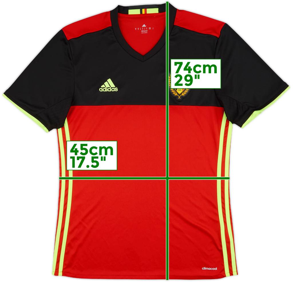 2016-17 Belgium Home Shirt - 9/10 - (M)
