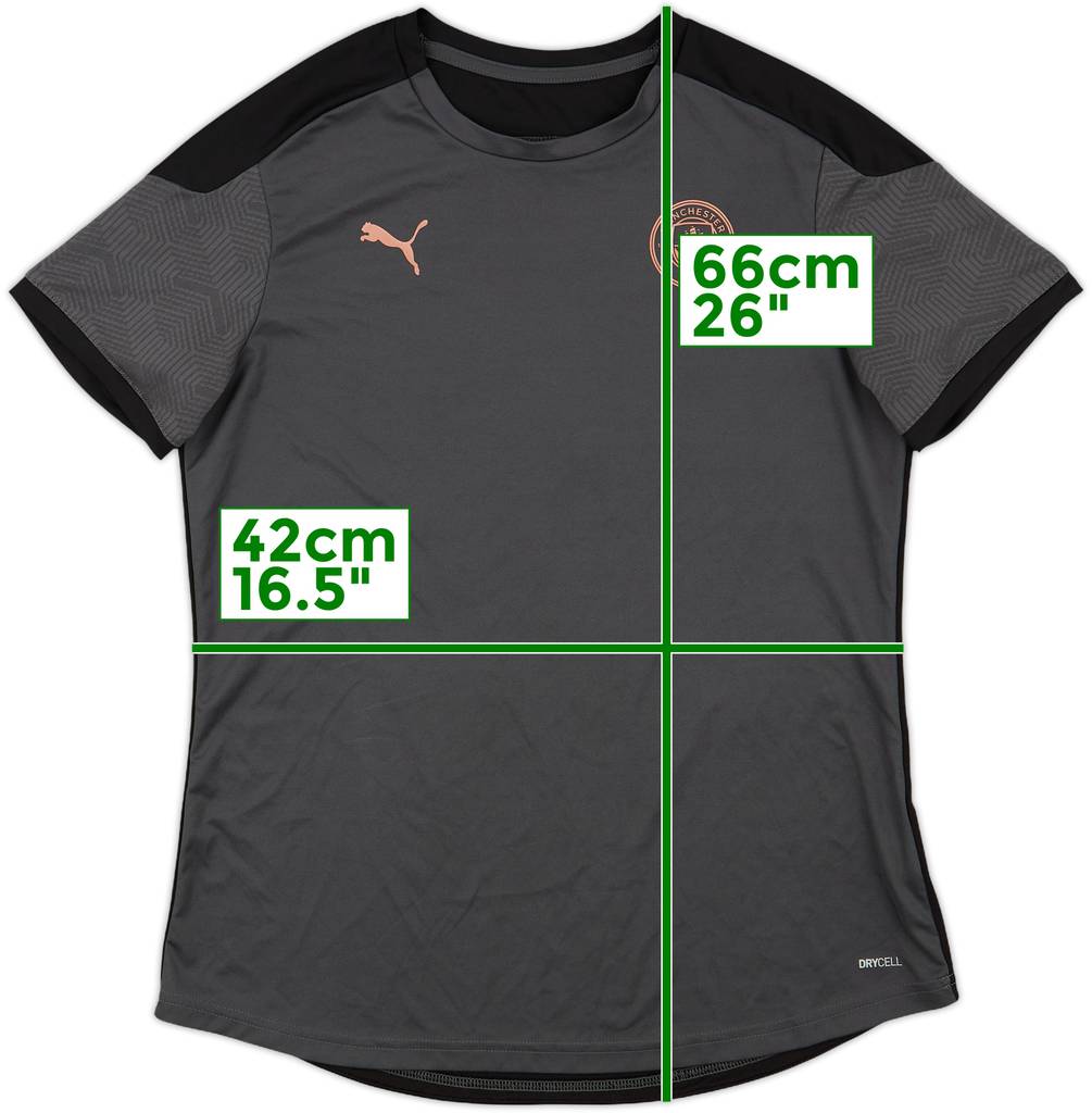 2019-20 Manchester City Puma Training Shirt - 9/10 - (Women's L)