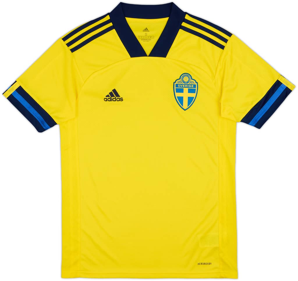2020-21 Sweden Home Shirt - 10/10 - (S)