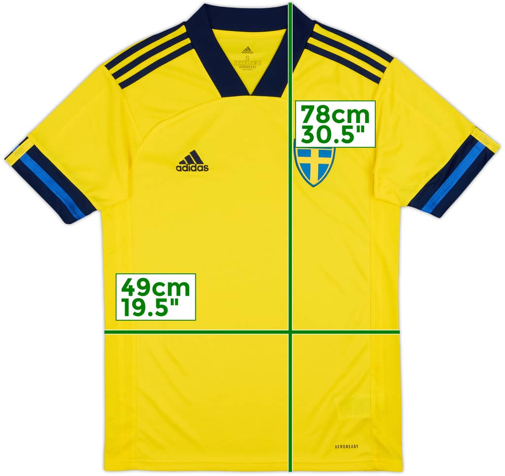 2020-21 Sweden Home Shirt - 10/10 - (S)