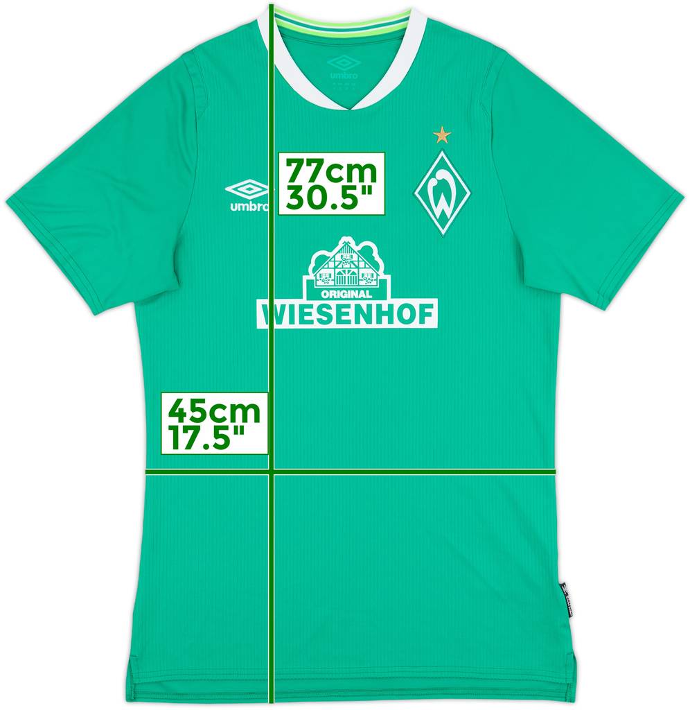 2019-20 Werder Bremen Home Shirt - 10/10 - (S)