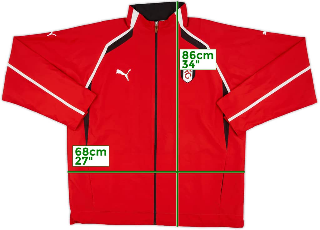 2005-06 Fulham Puma Track Jacket - 8/10 - (XXL)