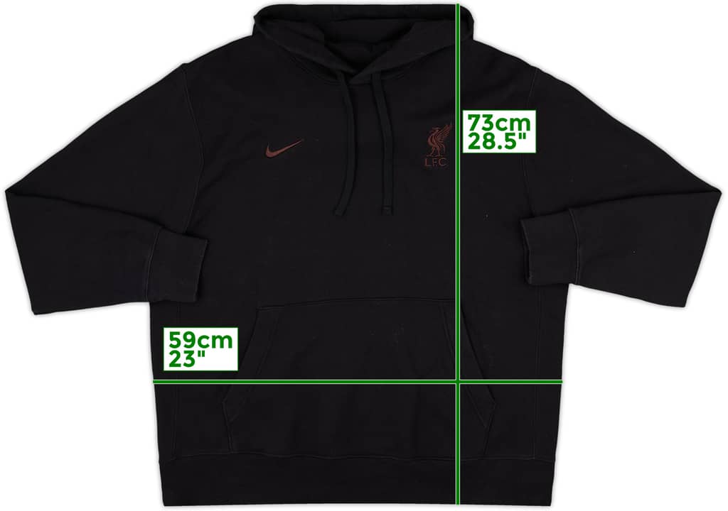 2022-23 Liverpool Nike Hooded Sweat Top - 8/10 - (L)