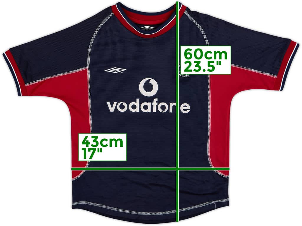 2000-01 Manchester United Third Shirt - 9/10 - (S.Boys)