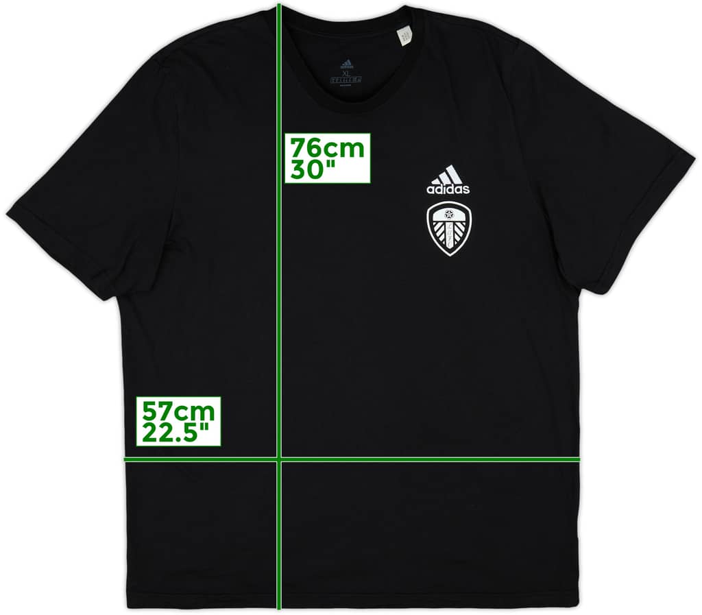 2022-23 Leeds United adidas Cotton Tee - 10/10 - (XL)