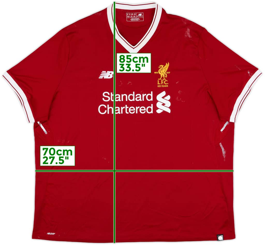 2017-18 Liverpool 125 Years Home Shirt - 4/10 - (3XL)