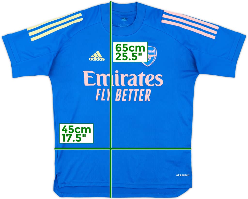 2020-21 Arsenal Player Issue adidas Training Shirt #6 - 7/10 - (S)
