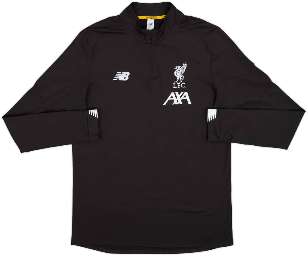 2019-20 Liverpool New Balance 1/4 Zip Sweat Top - 9/10 - (XL)