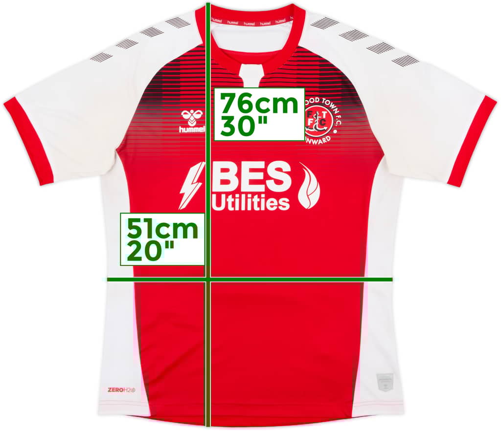 2020-21 Fleetwood Town Home Shirt - 6/10 - (M)