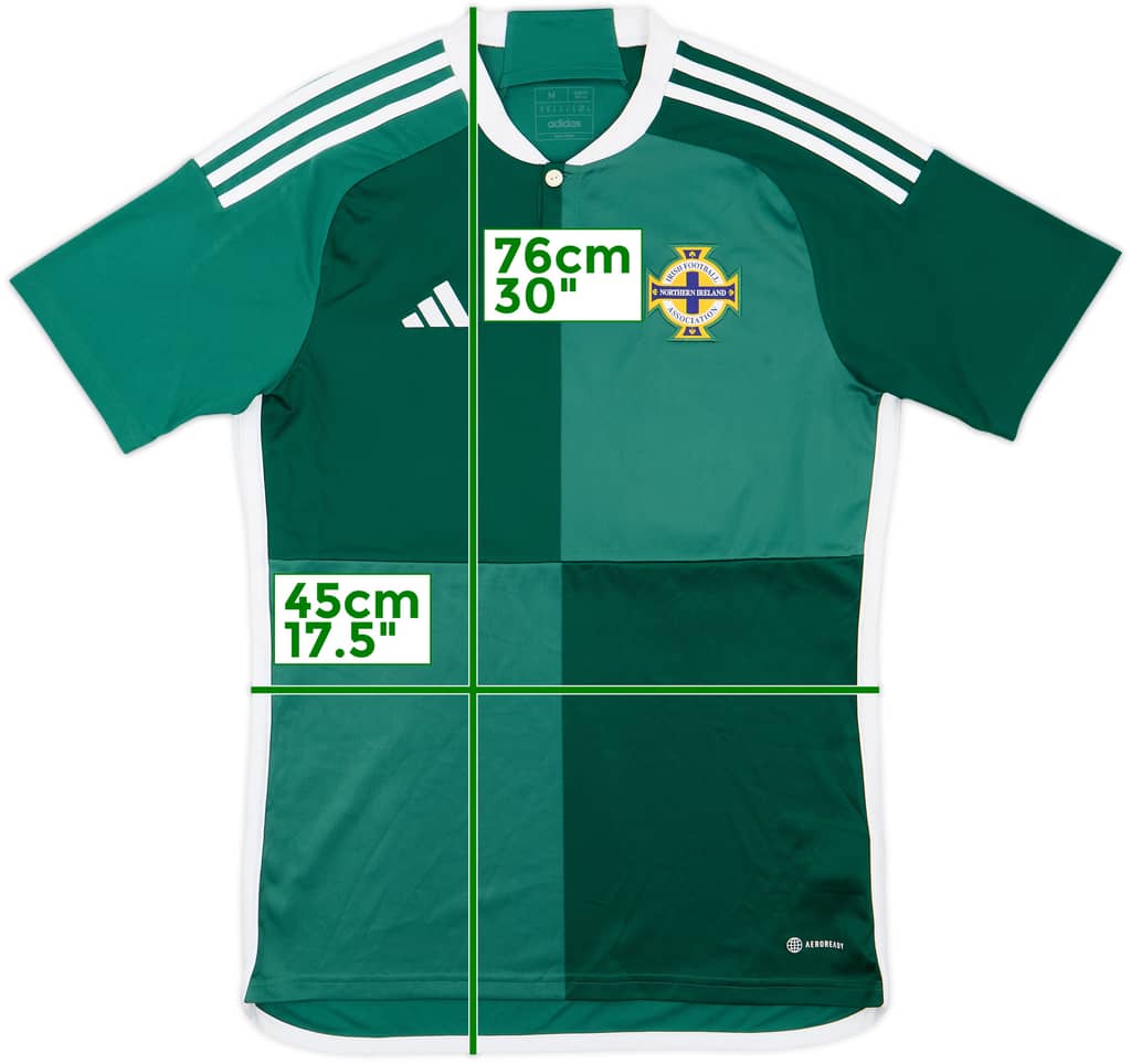 2022-24 Northern Ireland Home Shirt - 8/10 - (M)