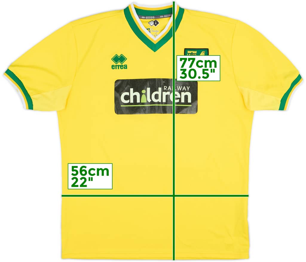 2011-12 Norwich Home Shirt - 8/10 - (XL)