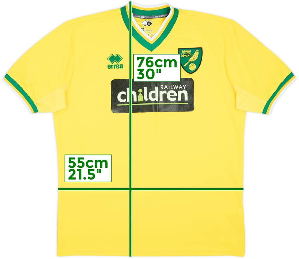 2011-12 Norwich Home Shirt - 8/10 - (XL)