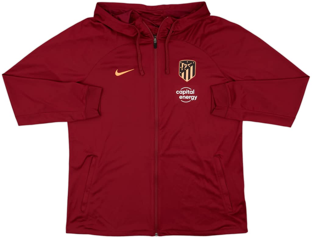 2022-23 Atletico Madrid adidas Hooded Track Jacket - 10/10 - (XL)