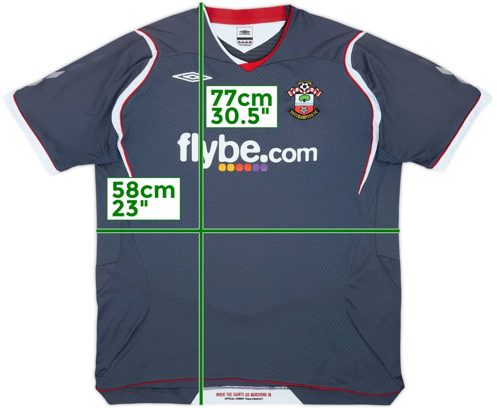 2008-09 Southampton Away Shirt - 9/10 - (XL)