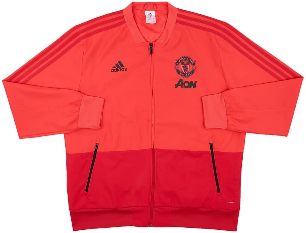2018-19 Manchester United adidas Track Jacket - 8/10 - (XL)