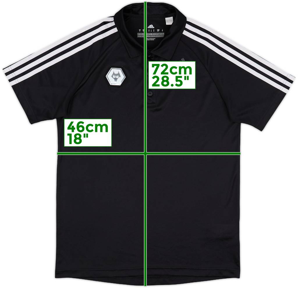 2019-20 adidas Polo Shirt (Wolves) - 9/10 - (S)