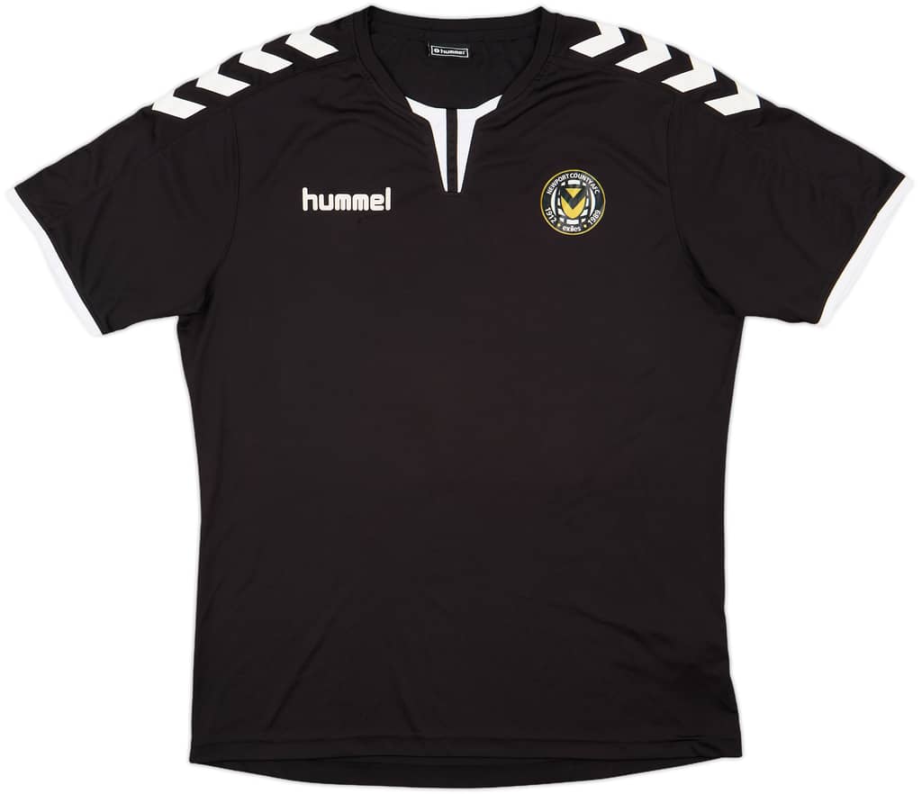 2021-22 Newport County Hummel Training Shirt - 9/10 - (XL)