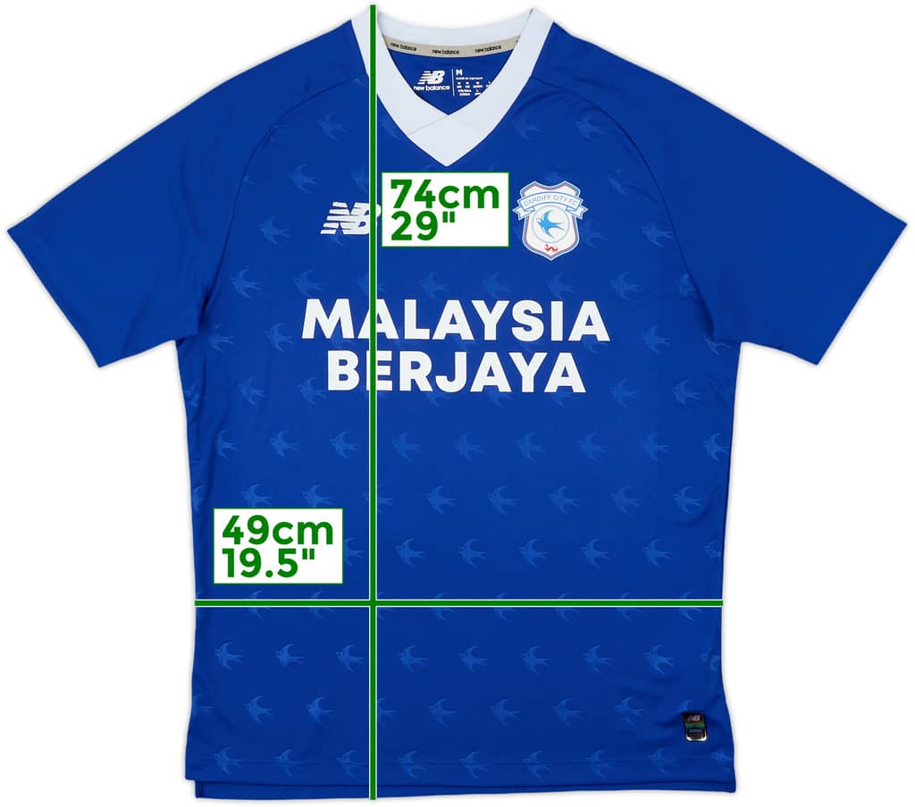 2022-23 Cardiff City Home Shirt - 8/10 - (M)