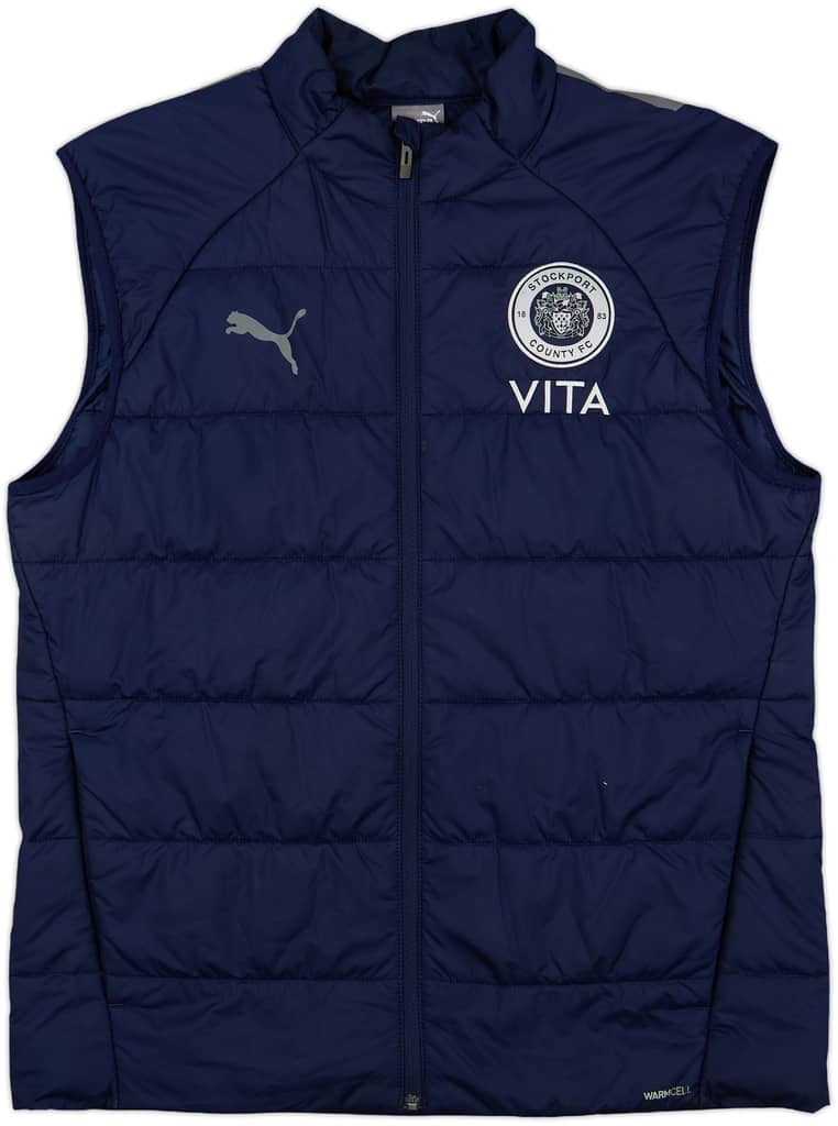 2021-22 Stockport County Puma Gilet - 9/10 - (L)