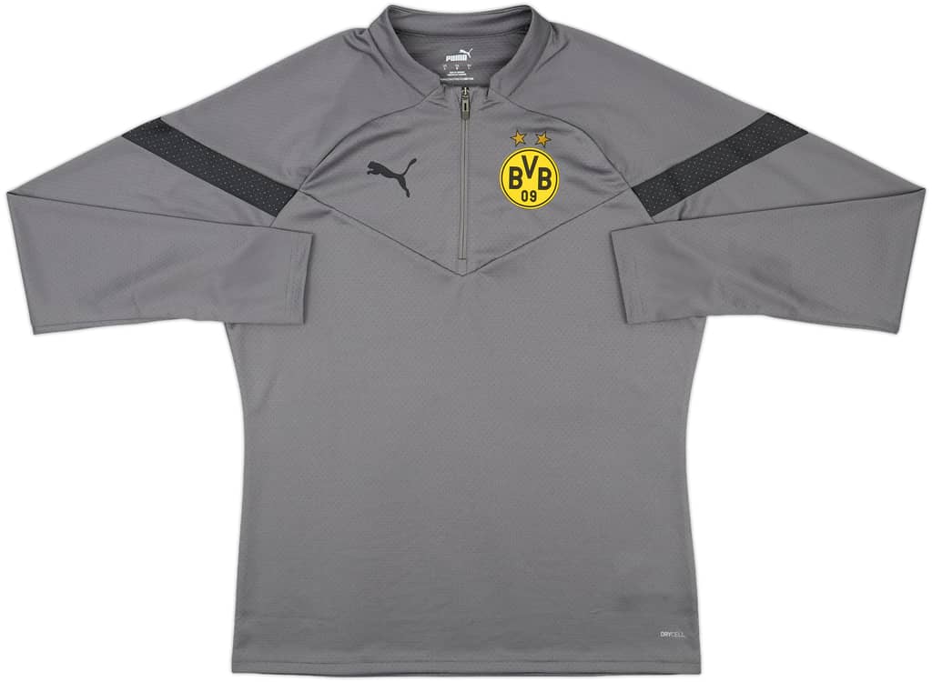 2022-23 Borussia Dortmund Puma 1/4 Zip Training Top - 10/10 - (L)