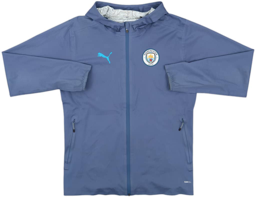 2024-25 Manchester City Hooded Rain Jacket - 10/10 - (M)