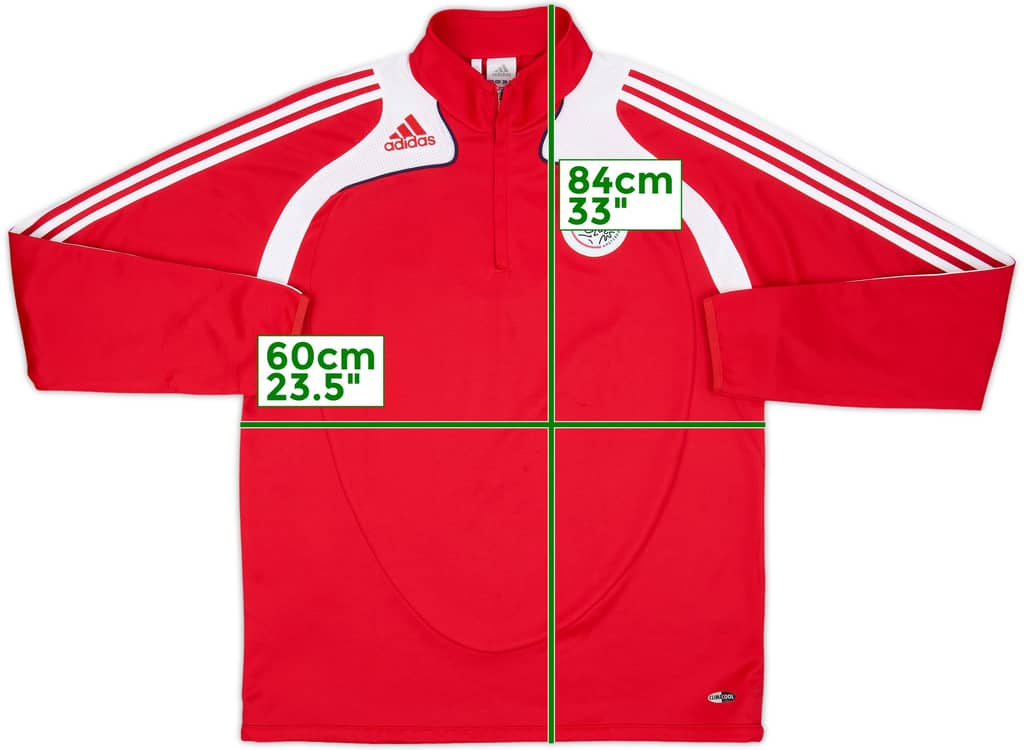 2009-10 Ajax 1/4 Zip Sweat Top - 9/10 - (XL)
