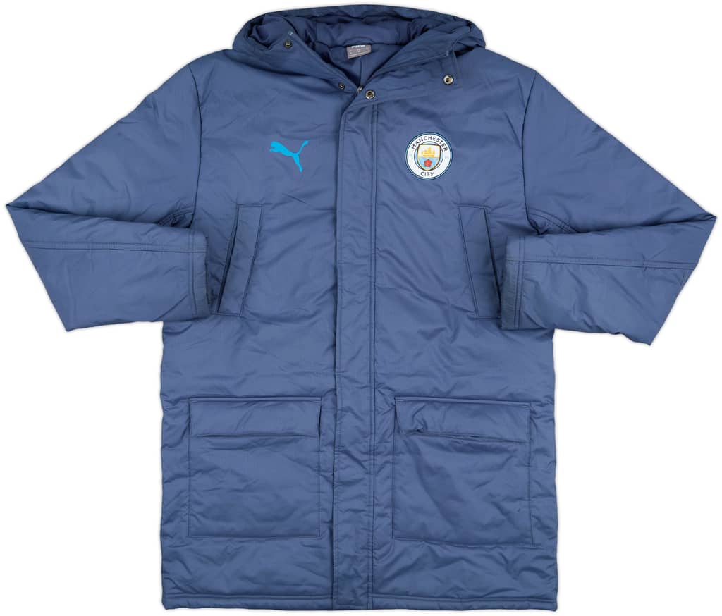 2024-25 Manchester City Puma Padded Bench Coat - 7/10 - (M)