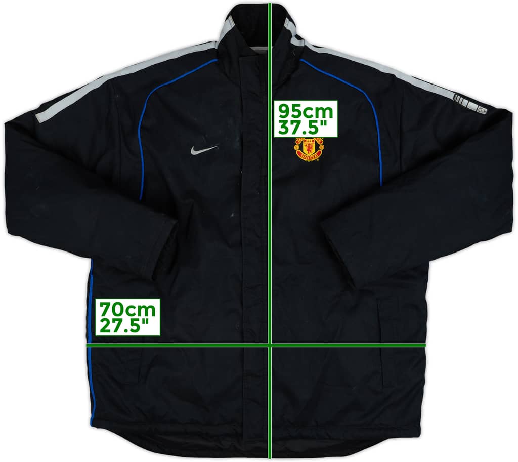 2002-03 Mancheser United Nike Padded Bench Coat - 7/10 - (L)