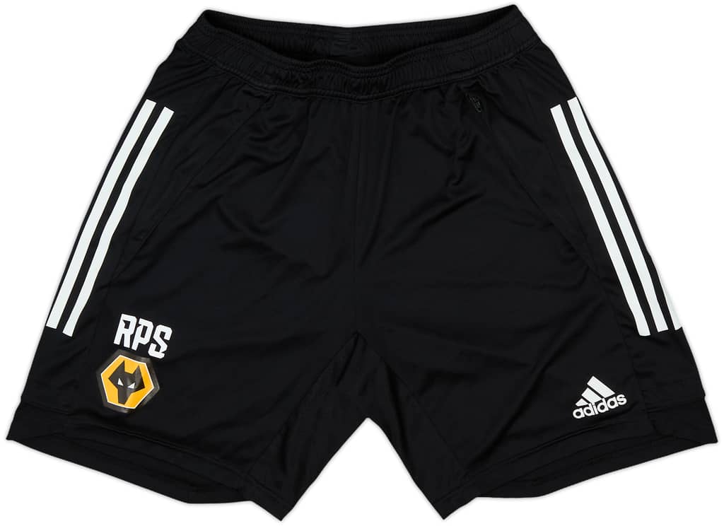 2019-20 Wolves Staff Issue adidas Training Shorts 'RPS' - 10/10 - (M)