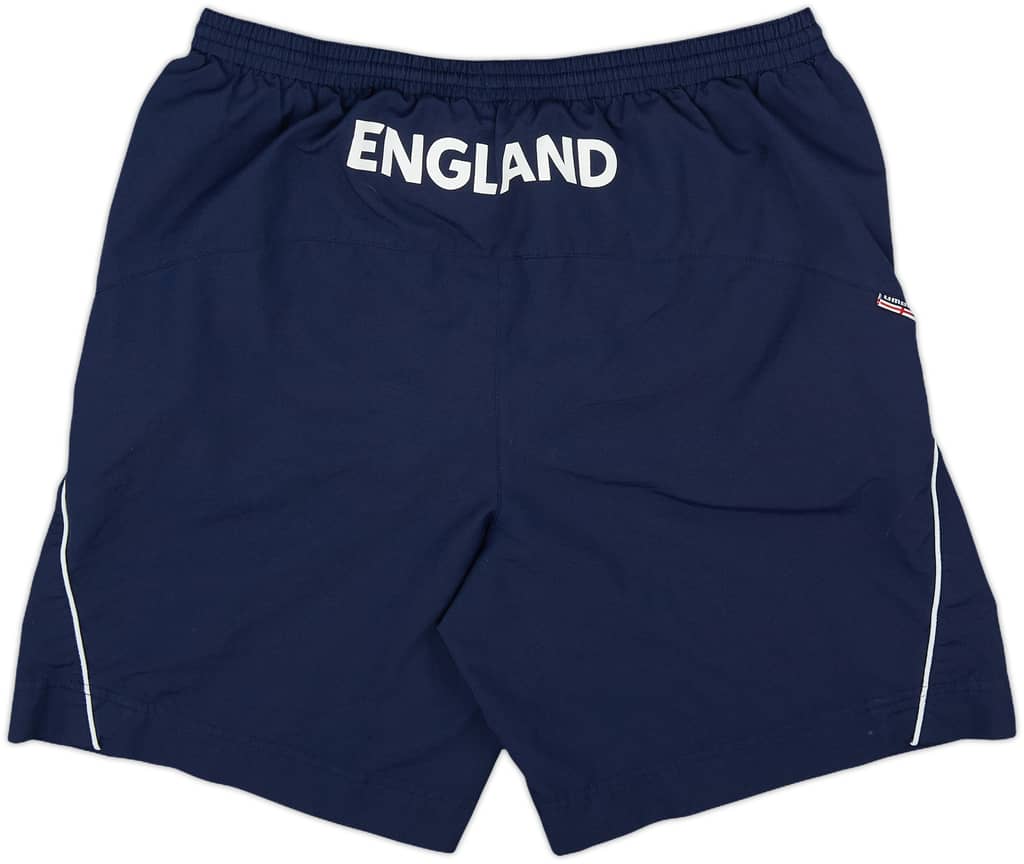 2004-05 England Umbro Training Shorts - 9/10 - (M)