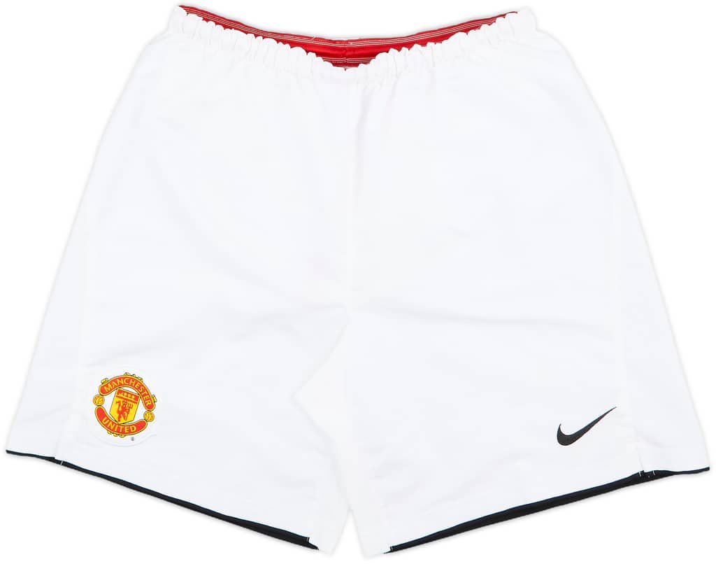2007-09 Manchester United Home Shorts - 10/10 - (S)