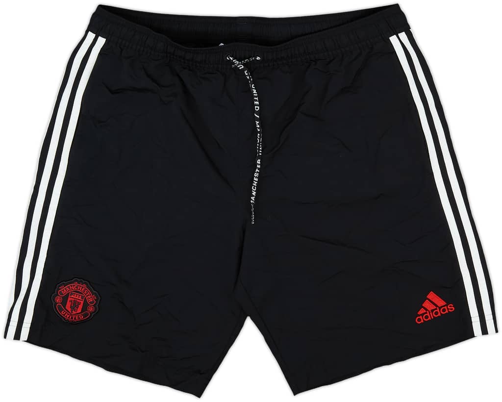 2018-19 Manchester United adidas Training Shorts - 10/10 - (M)