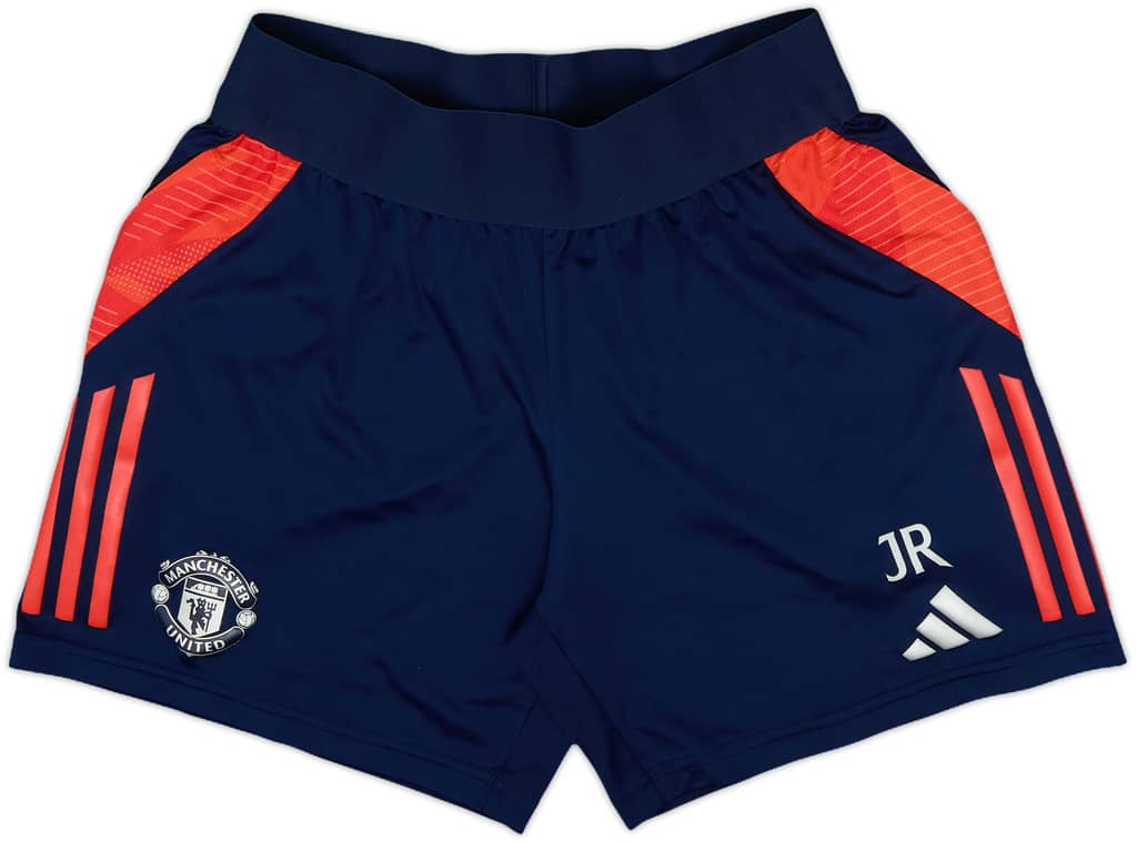 2024-25 Manchester United Staff Issue adidas Training Shorts 'JR' - 10/10 - (Women's S)