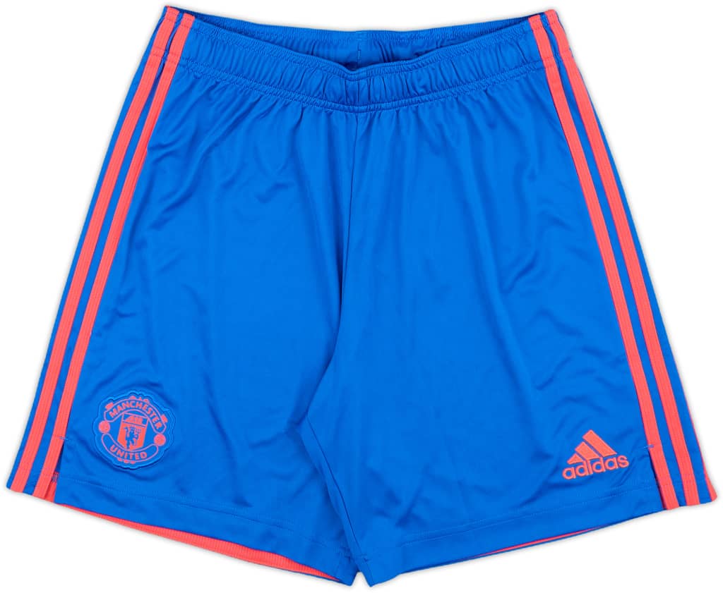 2021-22 Manchester United adidas Training Shorts - 10/10 - (M)