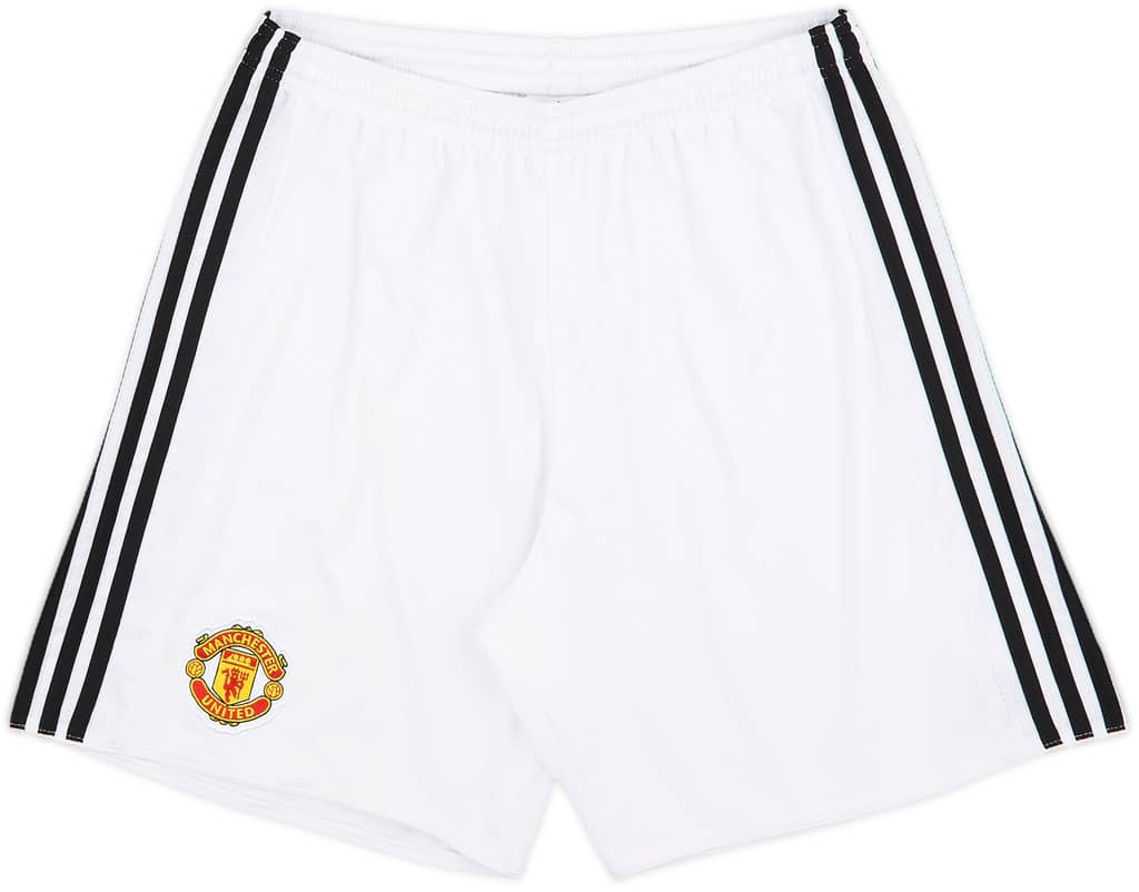 2017-18 Manchester United Home Shorts - 8/10 - (M)