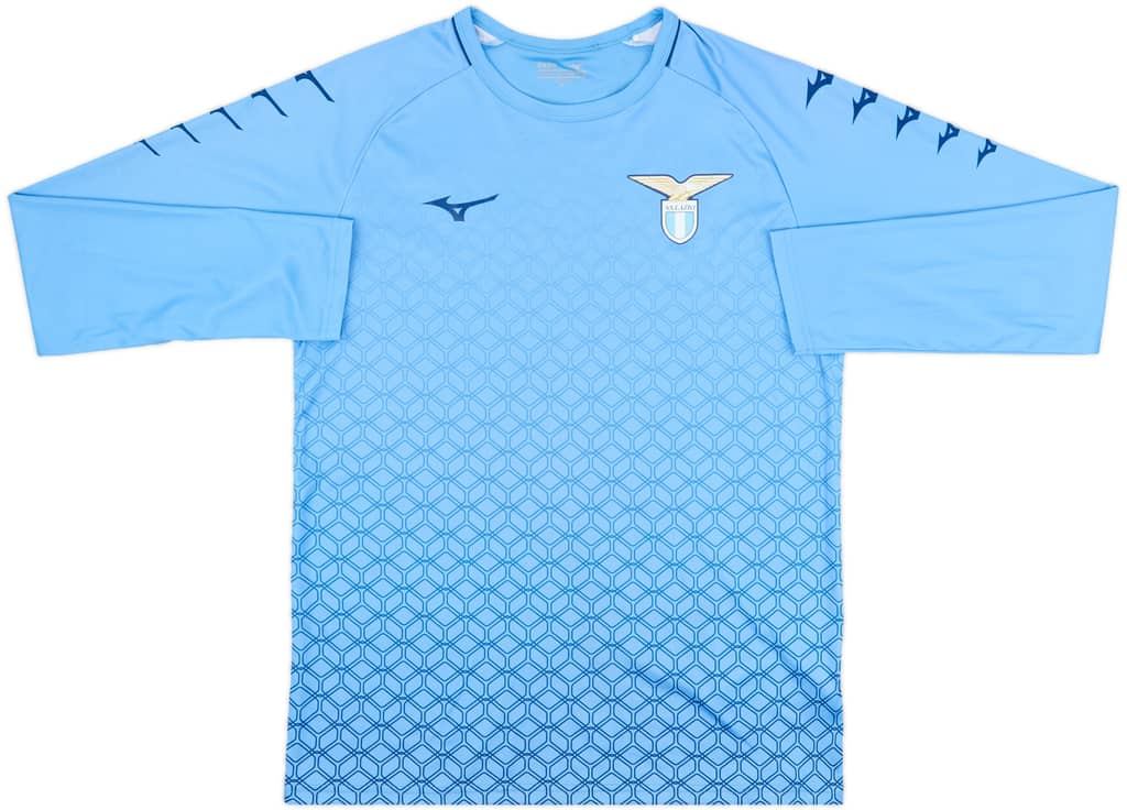 2021-22 Lazio Mizuno Training L/S Shirt - 9/10 - (M)