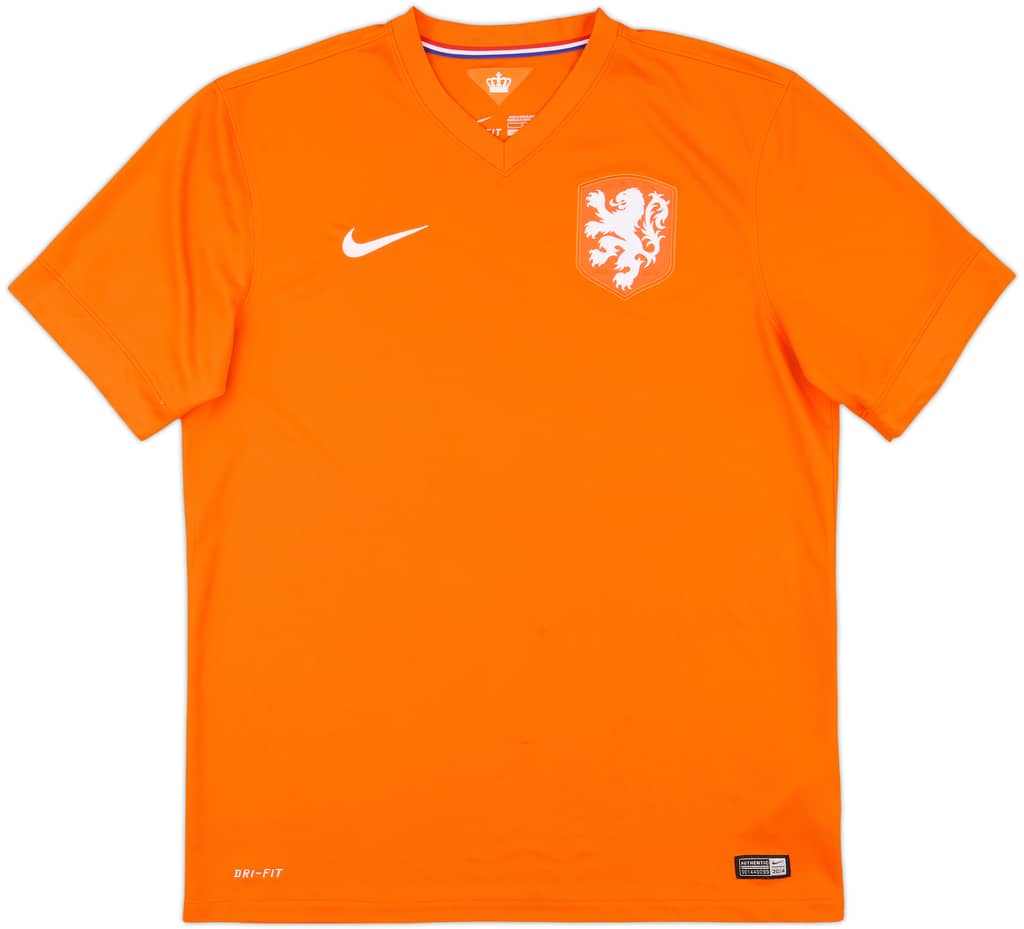2014-15 Netherlands Home Shirt - 9/10 - (L)