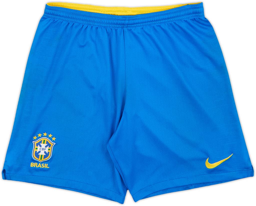 2018-19 Brazil Home Shorts - 5/10 - (M)