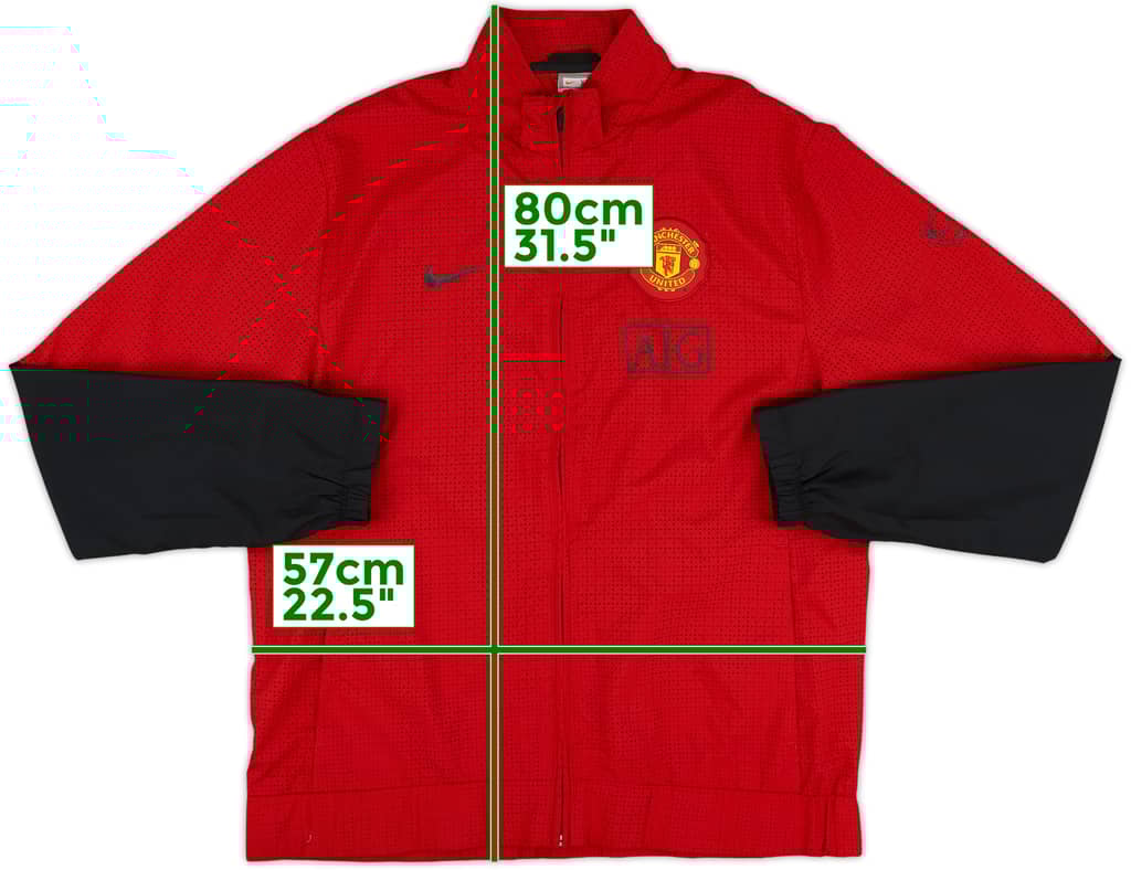 2009-10 Manchester United Nike Track Jacket - 9/10 - (XL)