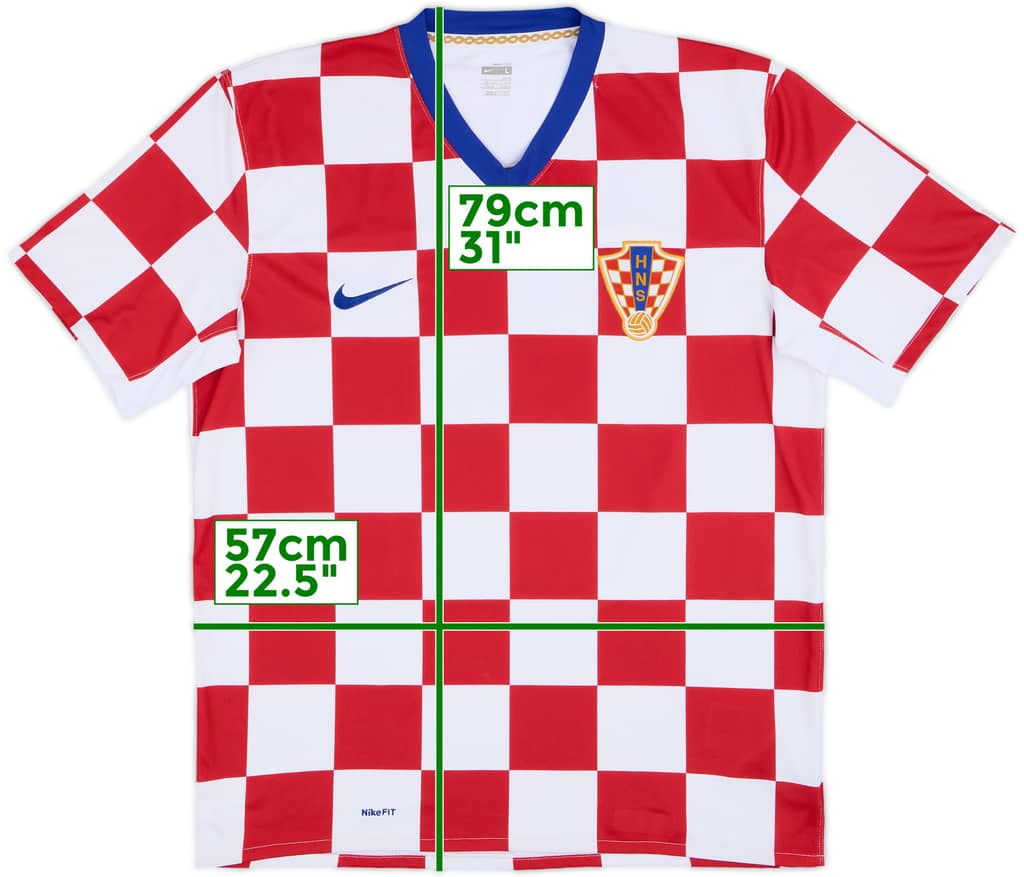 2008-09 Croatia Home Shirt - 9/10 - (L)
