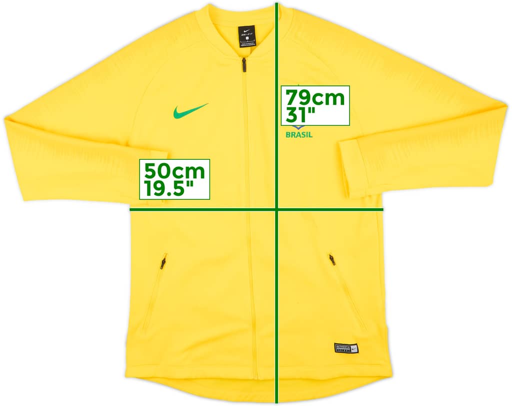 2018-19 Brazil Nike Track Jacket - 6/10 - (L)