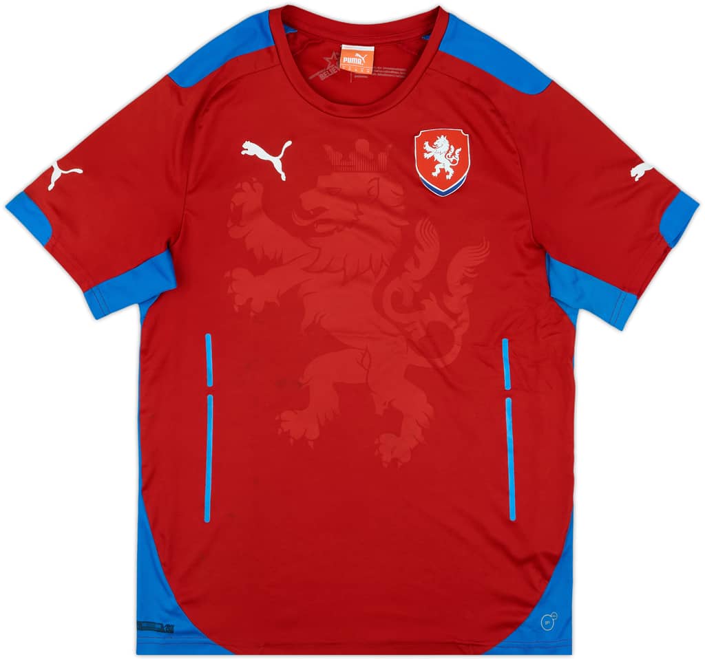 2014-15 Czech Republic Home Shirt - 9/10 - (M)