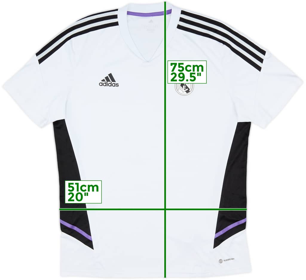 2022-23 Real Madrid adidas Training Shirt - 8/10 - (L)