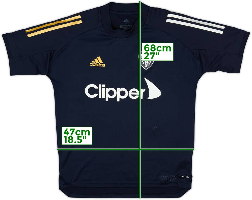 2020-21 Leeds United adidas Training Shirt - 5/10 - (S)