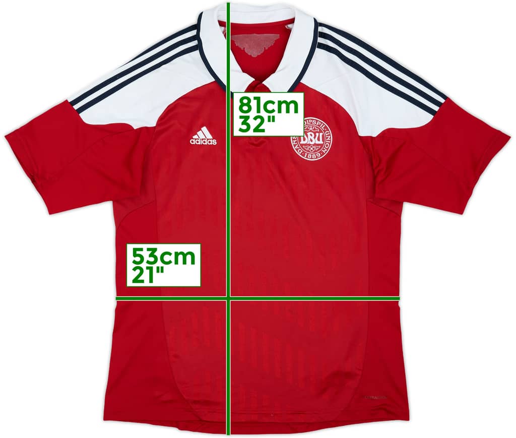 2010-11 Denmark Home Shirt - 6/10 - (XL)